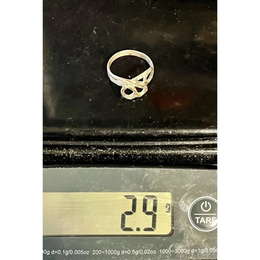 VTG Cheryl Wadsworth Hopi Sterling Silver Ring Handmade Native American Sz 8.5